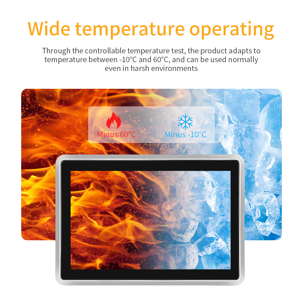 IXHUB H1-10.1 inch Embedded All In One Touch Computer 30W POE