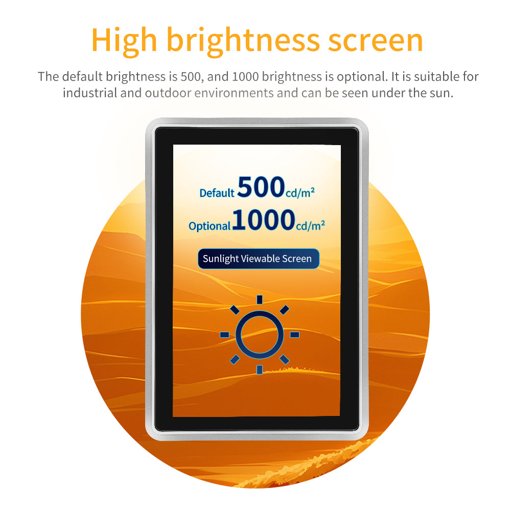 IXHUB H1-10.1 inch Embedded All In One Touch Computer 30W POE