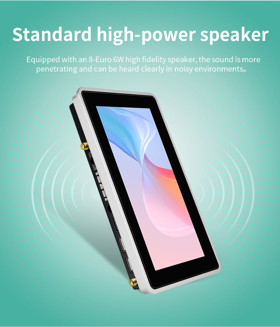 IXHUB 7Inch Embedded HMI Panel IP65 Waterproof Aluminum frame Monitor